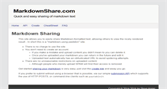 Desktop Screenshot of markdownshare.com