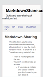 Mobile Screenshot of markdownshare.com
