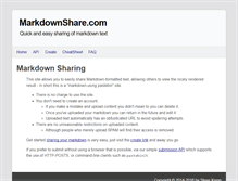 Tablet Screenshot of markdownshare.com